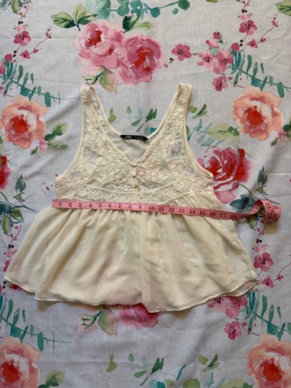 White Babydoll Zara Top